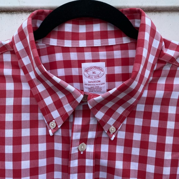 Brooks Brothers Red Checkered Shirt - Picture 2 of 10